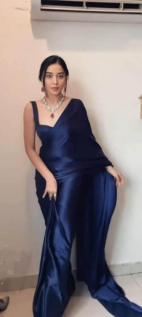 Vasthrlay Minute Pleated Unstiched Ethnic Wear