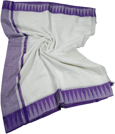 Vasthrlay Handloom Bhagalpuri Blouse Purple