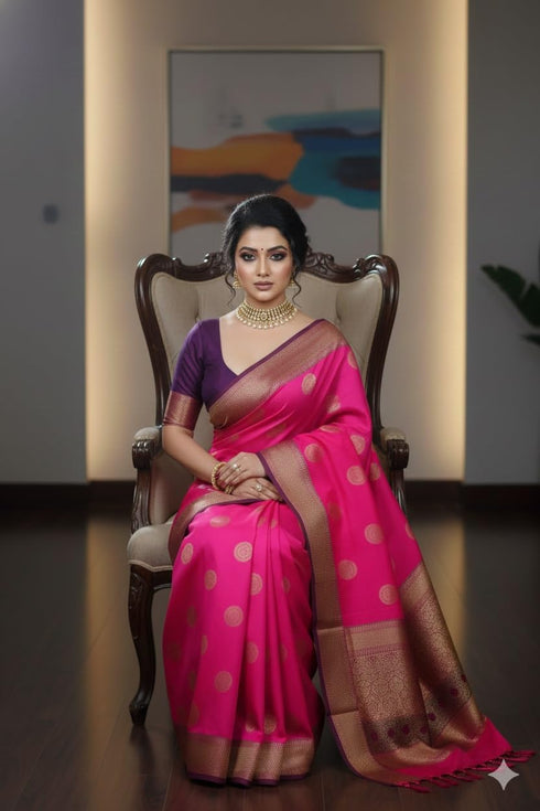 Vasthrlay Banarasi Jacquard Ethnic Wear