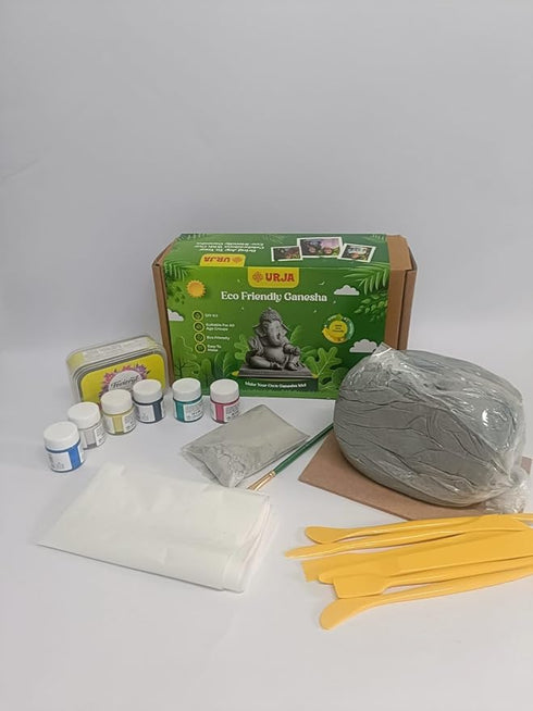Urja Natural Clay Ganesha Idol Making DIY Kit