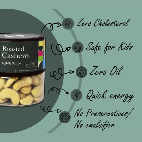Mevo Roasted Cashews Lightly Salted