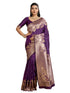 Vasthrlay Kanjivaram Wedding Banarasi Weaving Wine Pink