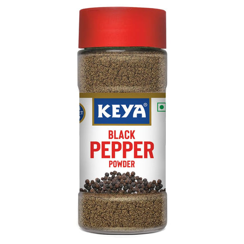 Keyafoods Keya Black Pepper Powder 54g Keya White Pepper Powder 60g Pack 2