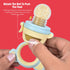 Tekme Silicone Food/Fruit Nibbler With Rotating Roll To Push Food