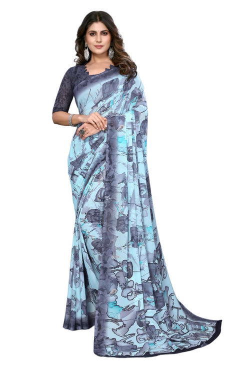 Vasthrlay Georgette Material Dalisha Ethnic Wear