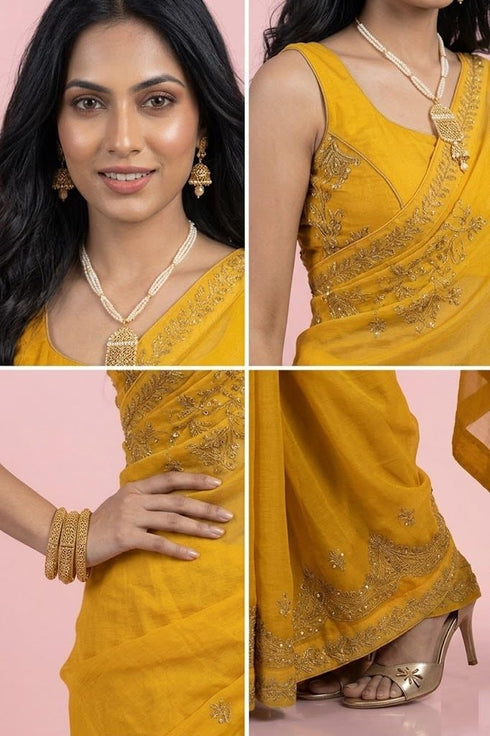 Vasthrlay Embroidered Swarovski Ethnic Wear