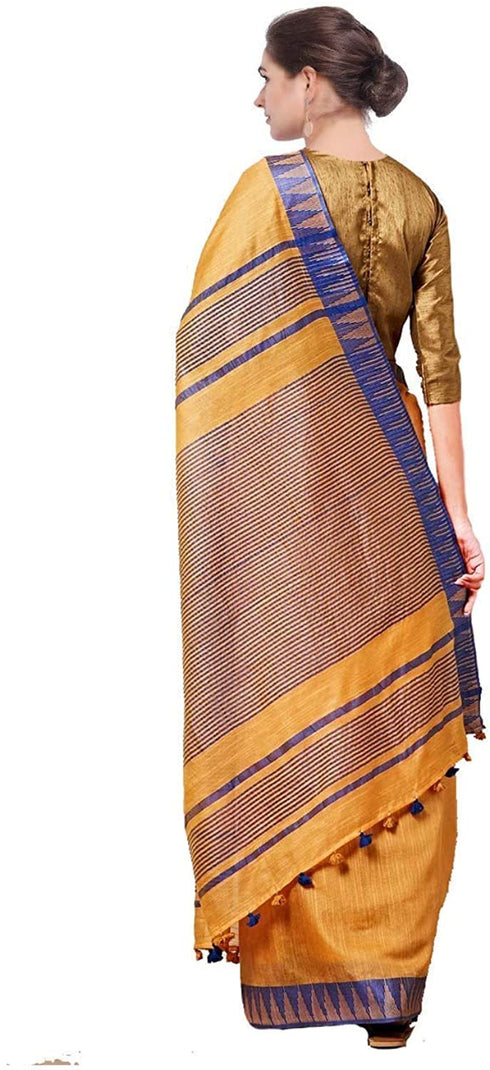 Vasthrlay Handloom Bhagalpuri Tample Border