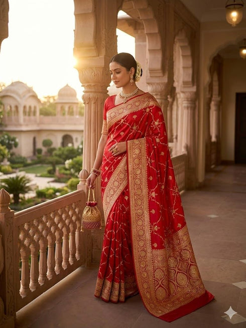 Vasthrlay Bridal Embroidery Banarasi