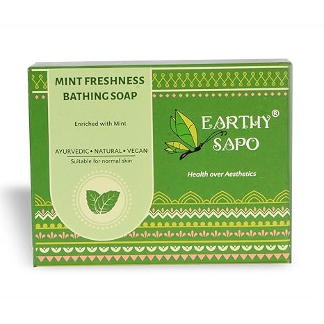 Earthy Sapo Handmade Mint Freshness Bathing Soap