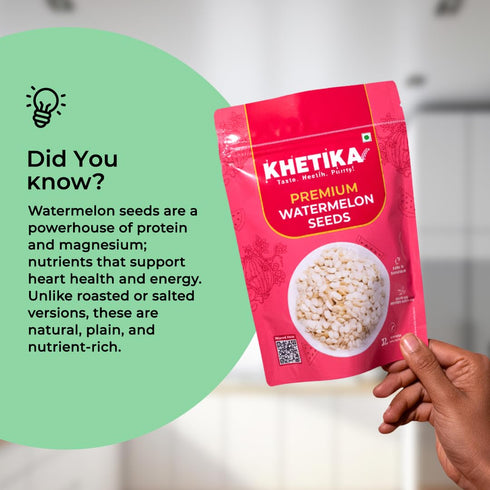 Khetika Watermelon Seeds | Seeds for Eating, Healthy Snacks