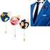 Yellow Chimes Leaf Lapel Pin for Men and Boys