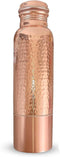 Copper Stylish Bottle 900 ML (Half Hammered)