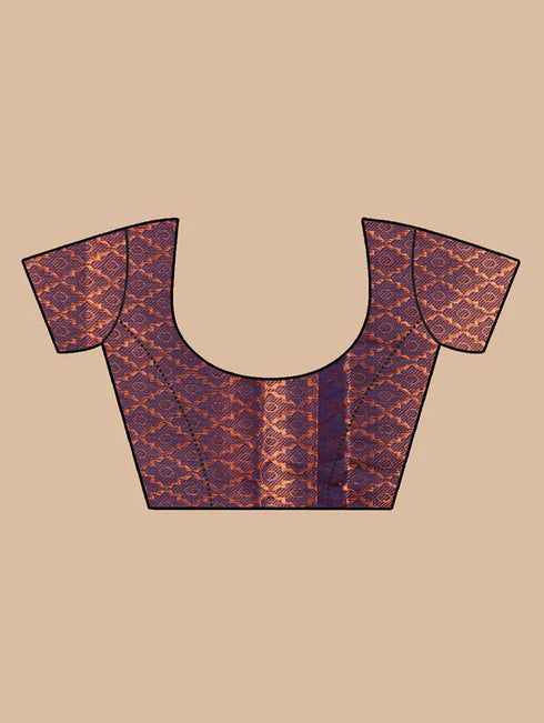 Vasthrlay Banarasi Unstitched Saree