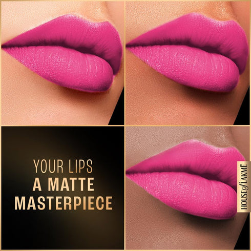 Lakme Forever Matte Liquid Lip Colour | Pink Prom