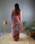 Vasthrlay Multicolor Contrast Kalamkari Unstitched
