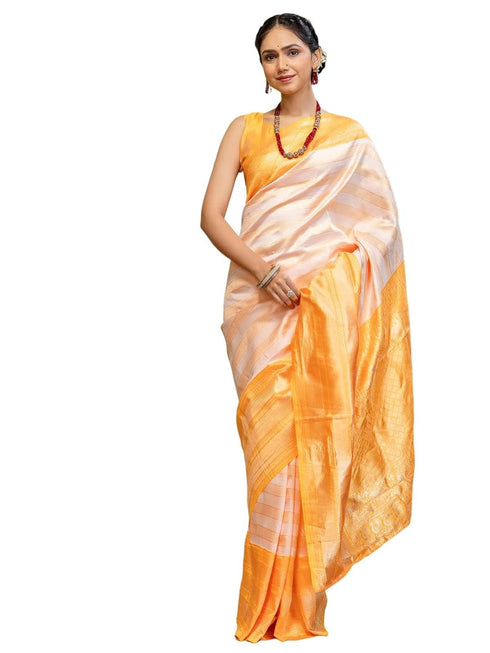 Vasthrlay Weaving White1 White Saree