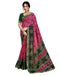 Vasthrlay Chiffon Bandhani Unstitched Yellow Saree