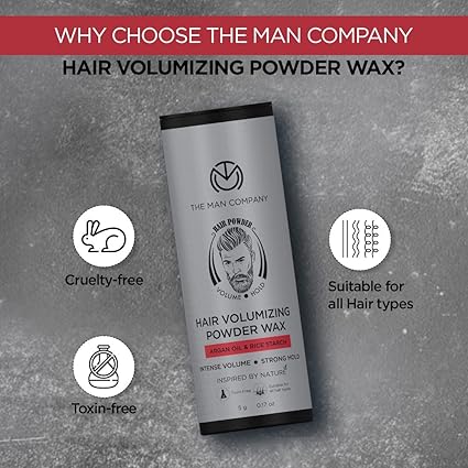 The Man Company Hair Volumizing Powder Wax For Men