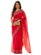 Vasthrlay Printed White Saree