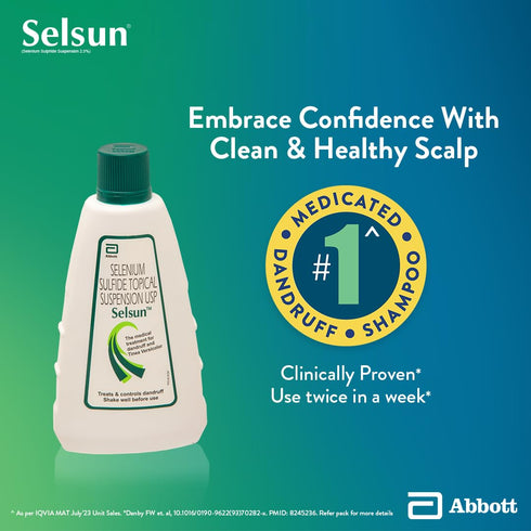 Selsun Abbott Suspension Anti Dandruff Shampoo