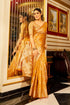 Vasthrlay Women's Organza Designer Unstitched Saree