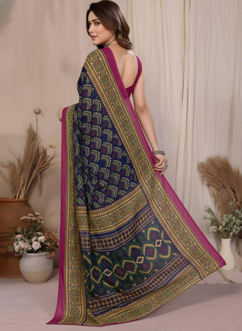 Vasthrlay Georgette Traditional Ethinic Az Ys Vaidika Ethnic Wear