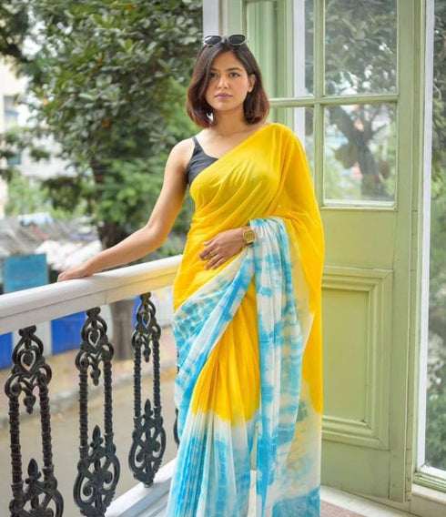 Vasthrlay Women's Cotton Kalamkari Wedding Saree With Blouse Piece