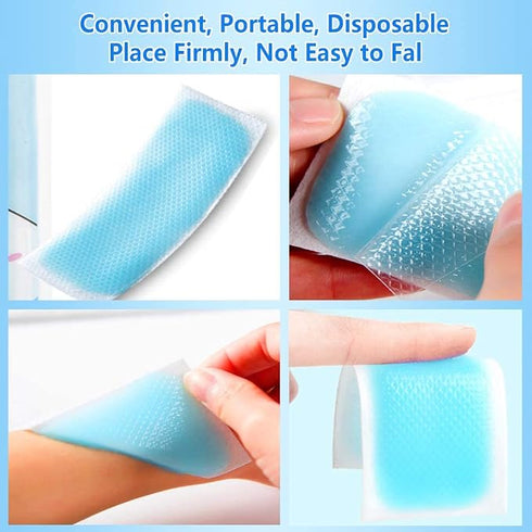 Aezta Cooling Gel Patch For Headache| Migraine| Fever And Stress Relief