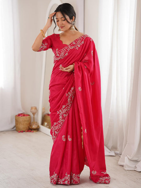 Vasthrlay Embroidery Unstitched Designer Vh Ethnic Wear