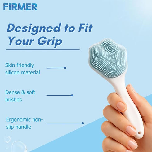 Firmer Silicone Face Cleansing Brush