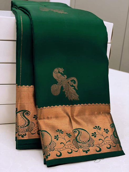 Vasthrlay Banarasi Unstitched Saree