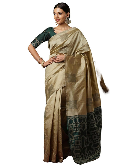 Vasthrlay Banarasi Jacquard Unstitched 3697s120n Teal
