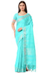 Vasthrlay Green Unstitched Saree