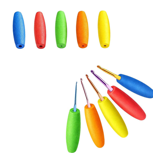 5 Pcs Crochet Hooks, Crochet Set, Woolen Needle Set for Crocheting Beginners