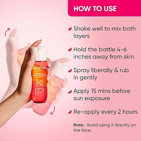 Dot & Key Watermelon Cooling Sunscreen Body Spray