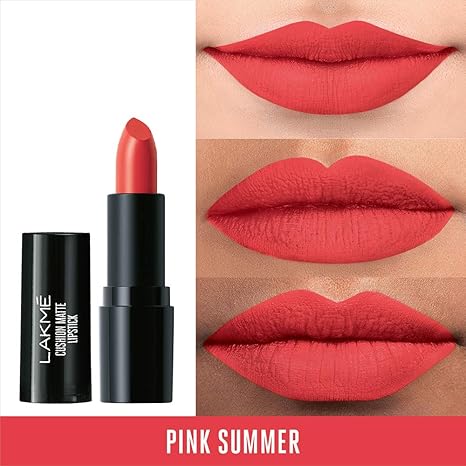 Lakme Cushion Matte Lipstick | Pink Summer