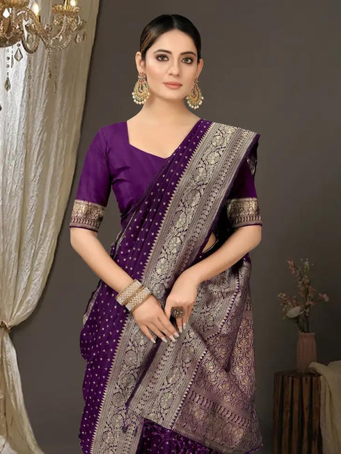 Vasthrlay Traditional Unstitched Saree