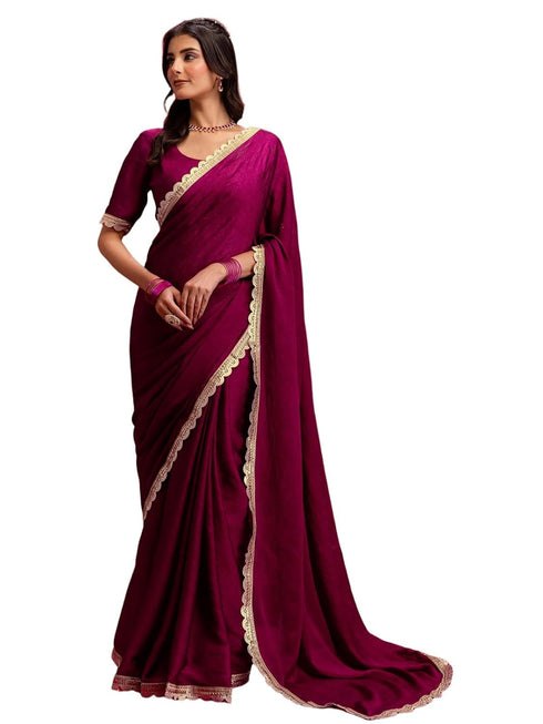 Vasthrlay Blouse Rust Saree
