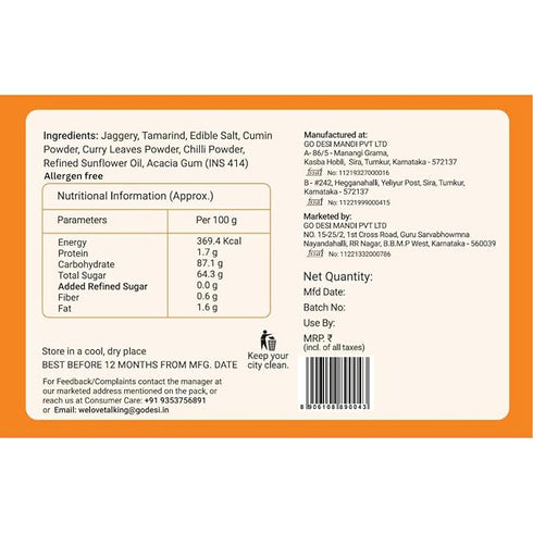 Go Desi Tangy Imli Popz Imli|50Pcs