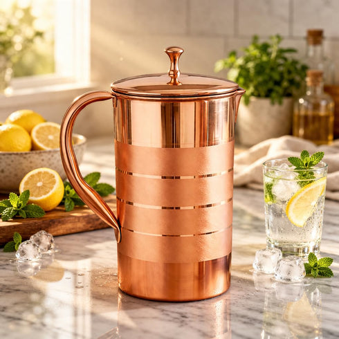 Pure Copper Jug 2 Litre for Drinking Water