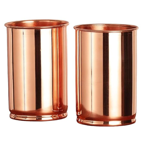 Set of 2 Hand Crafted Pure Copper Tumbler
