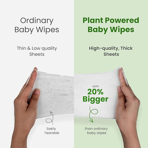 Mother Sparsh Plant Powered Natural Baby Wipes with Cucumber