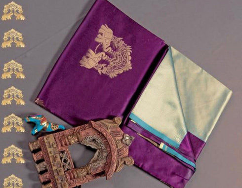 Vasthrlay Banarasi Unstitched Saree