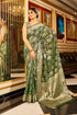 Vasthrlay Women's Organza Designer Unstitched Saree