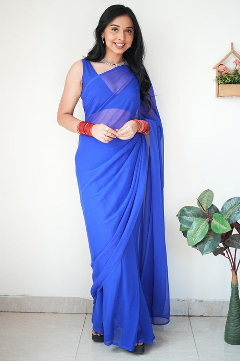 VasthrlayGeorgette Minute Unstitched Ethnic Wear