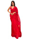 Vasthrlay Silver Unstitched Saree