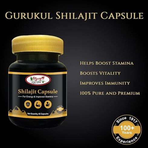 Gurukul Ayurved Pharmacy Shilajit Capsule