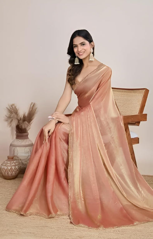Vasthrlay Border Unstitched Saree