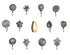 Vama Fashions Without Piercing Nosering Pressing Type Clip