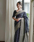 Vasthrlay Black Banarasi Saree